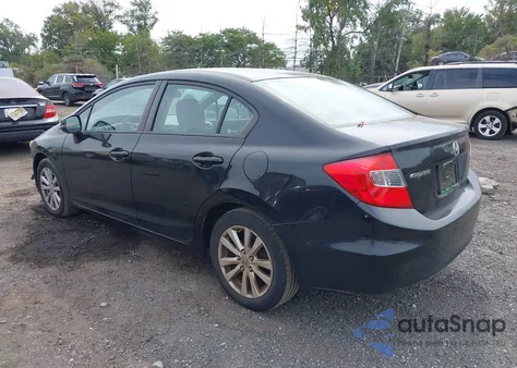 2012 Honda Civic Ex из США, поврежденный, VIN 2HGFB2F83CH314711